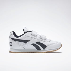 Adidasy Dziecięce Reebok Royal Classic Jogger 2.0 Białe/Granatowe PL 76JFAMD